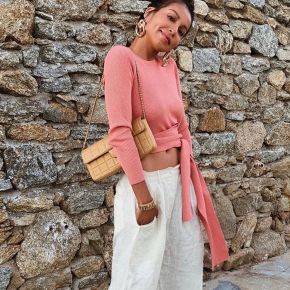 Zara Tops - Zara Coral Long Sleeve Top Zara Tops - Zara Coral Long Sleeve Top